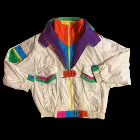 90's VINTAGE GALLERY WINDBREAKER JACKET