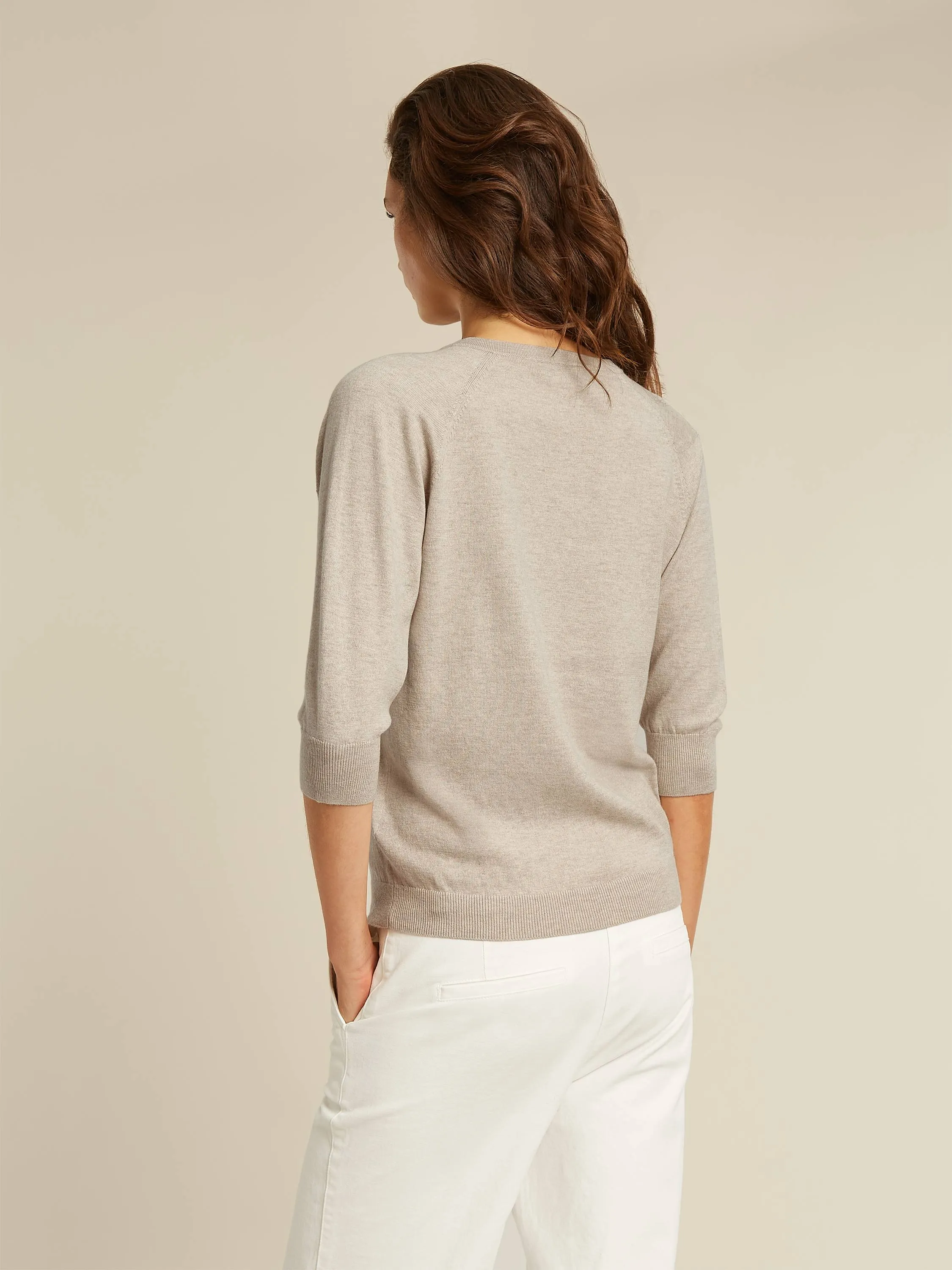 Addie pullover - Camel heather