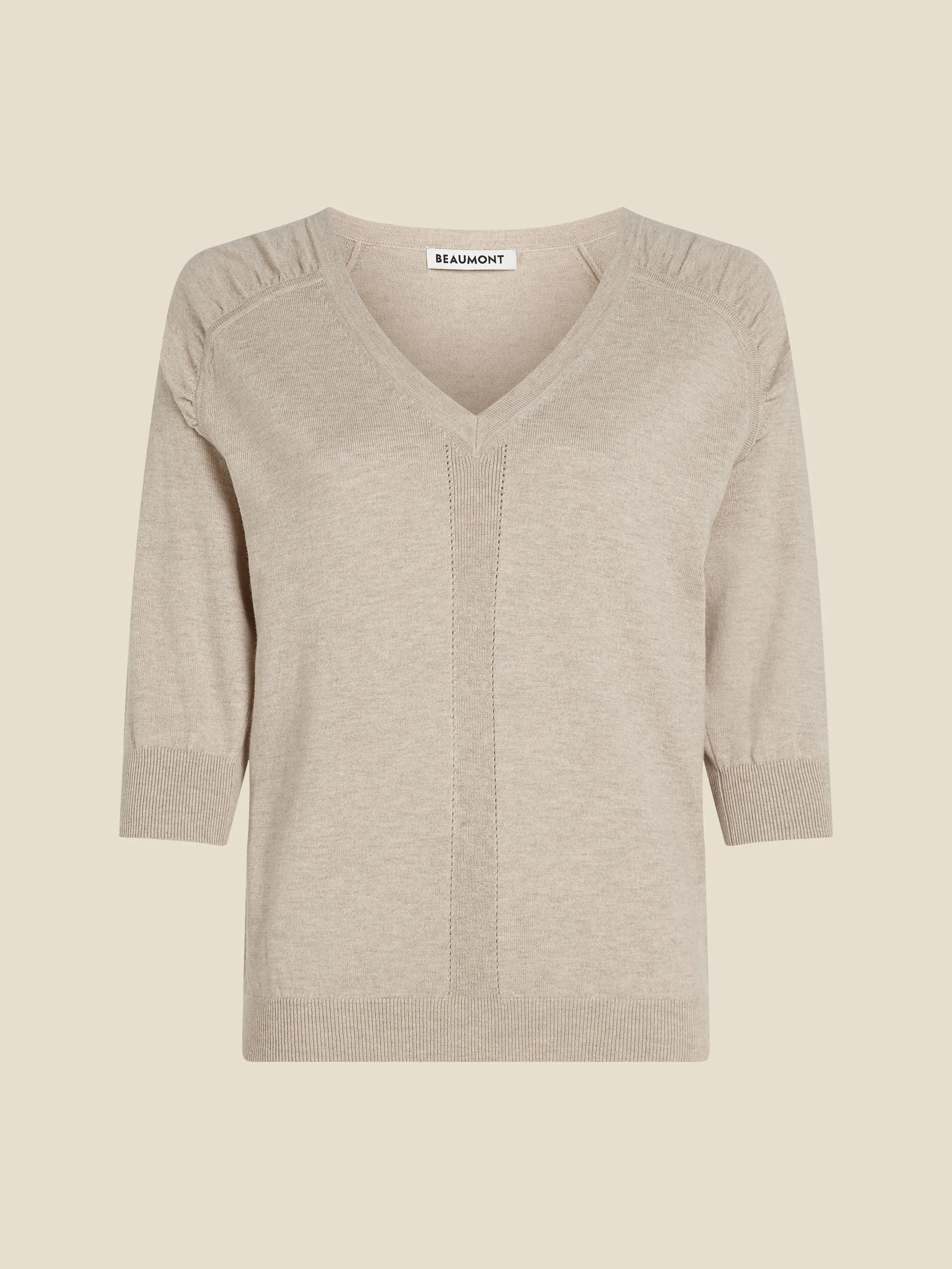 Addie pullover - Camel heather