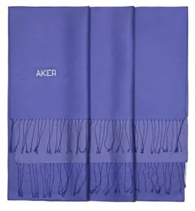 Aker Bi-Color Ladies Silk Shawl Wrap - Governor Bay