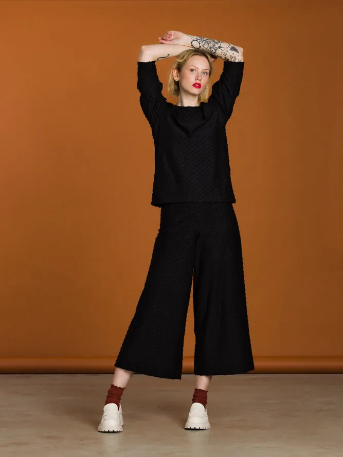 Alex Culottes Black Dot