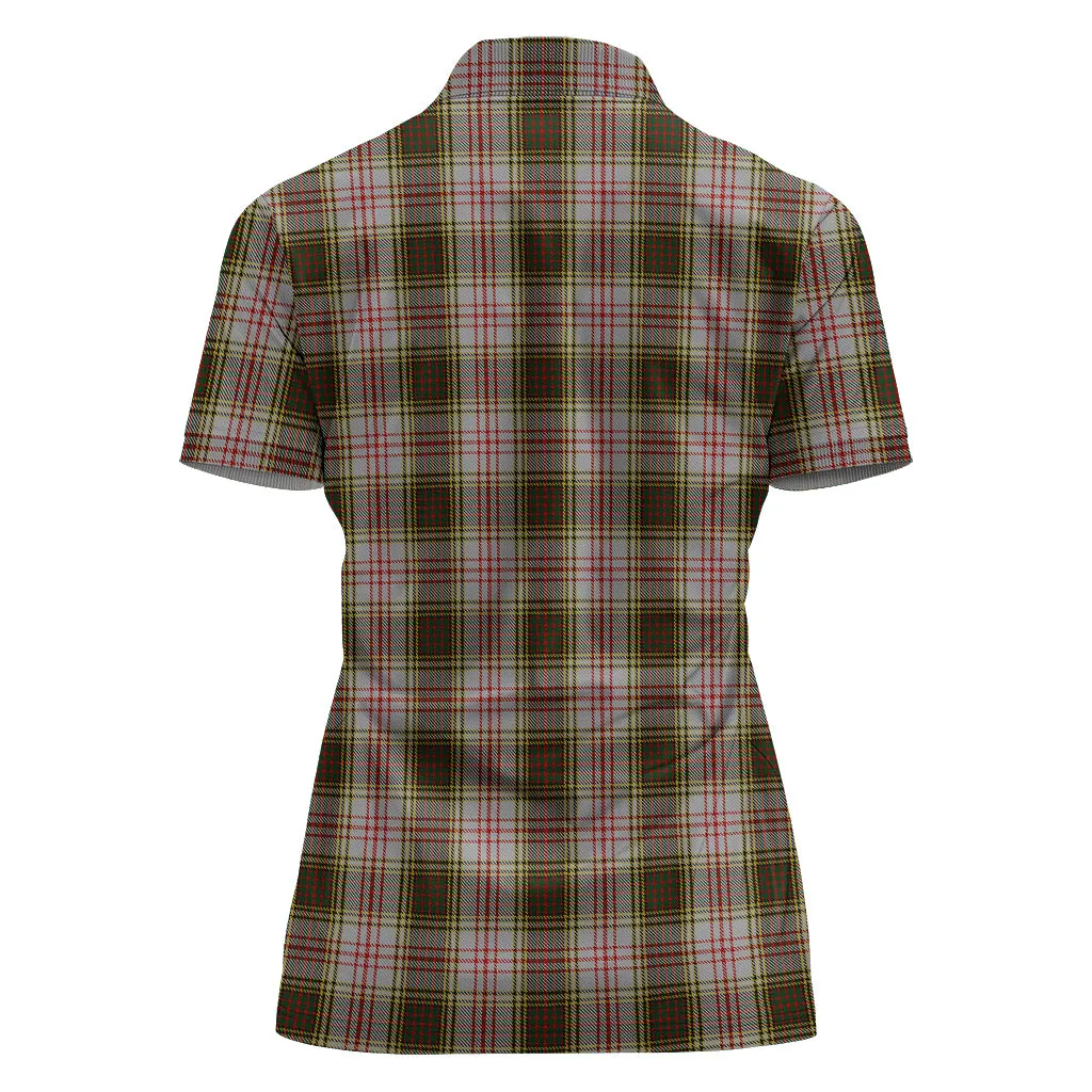 Anderson Dress Tartan Polo Shirt with Family Crest For Women