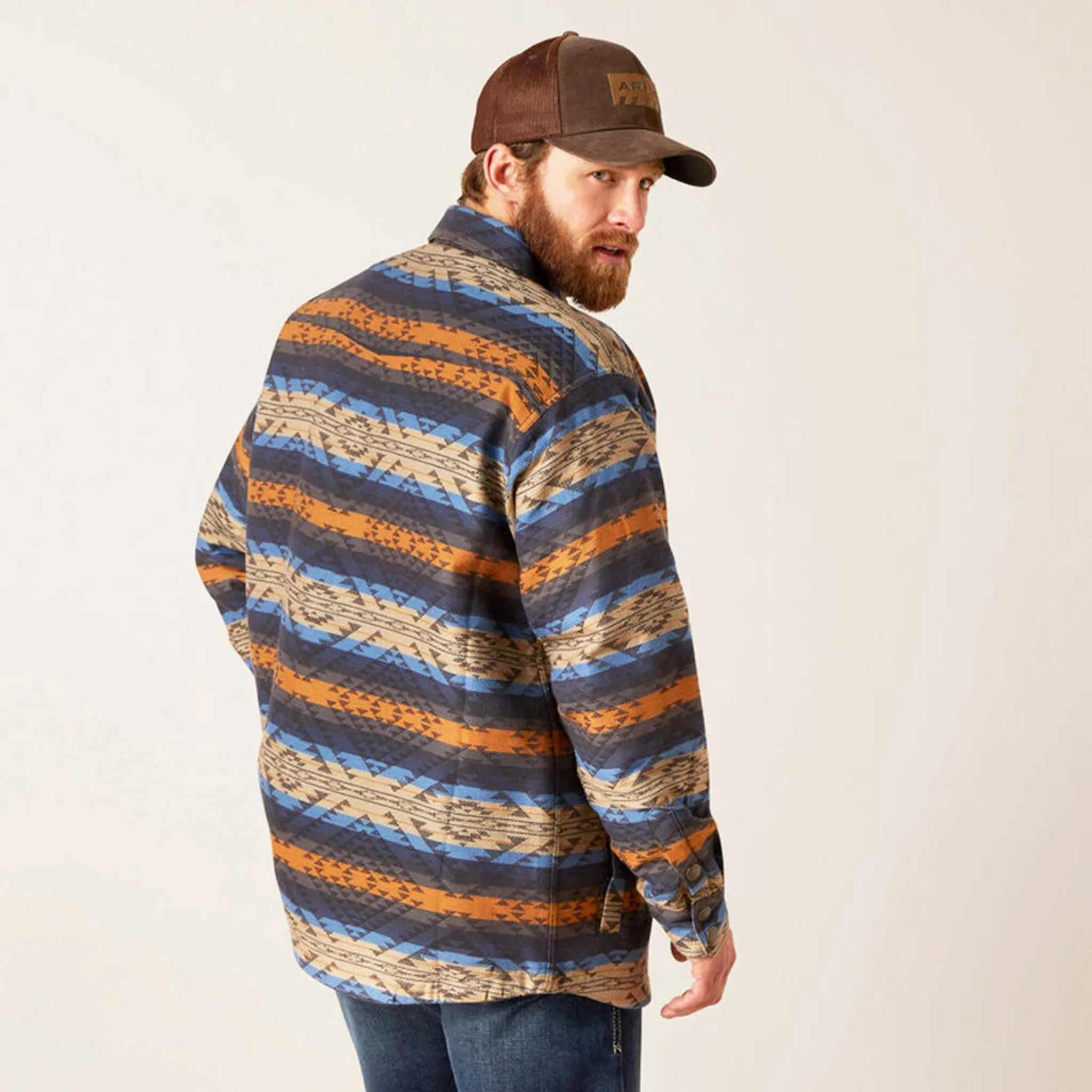 Ariat Men's Hartland Multi Aztec Shacket