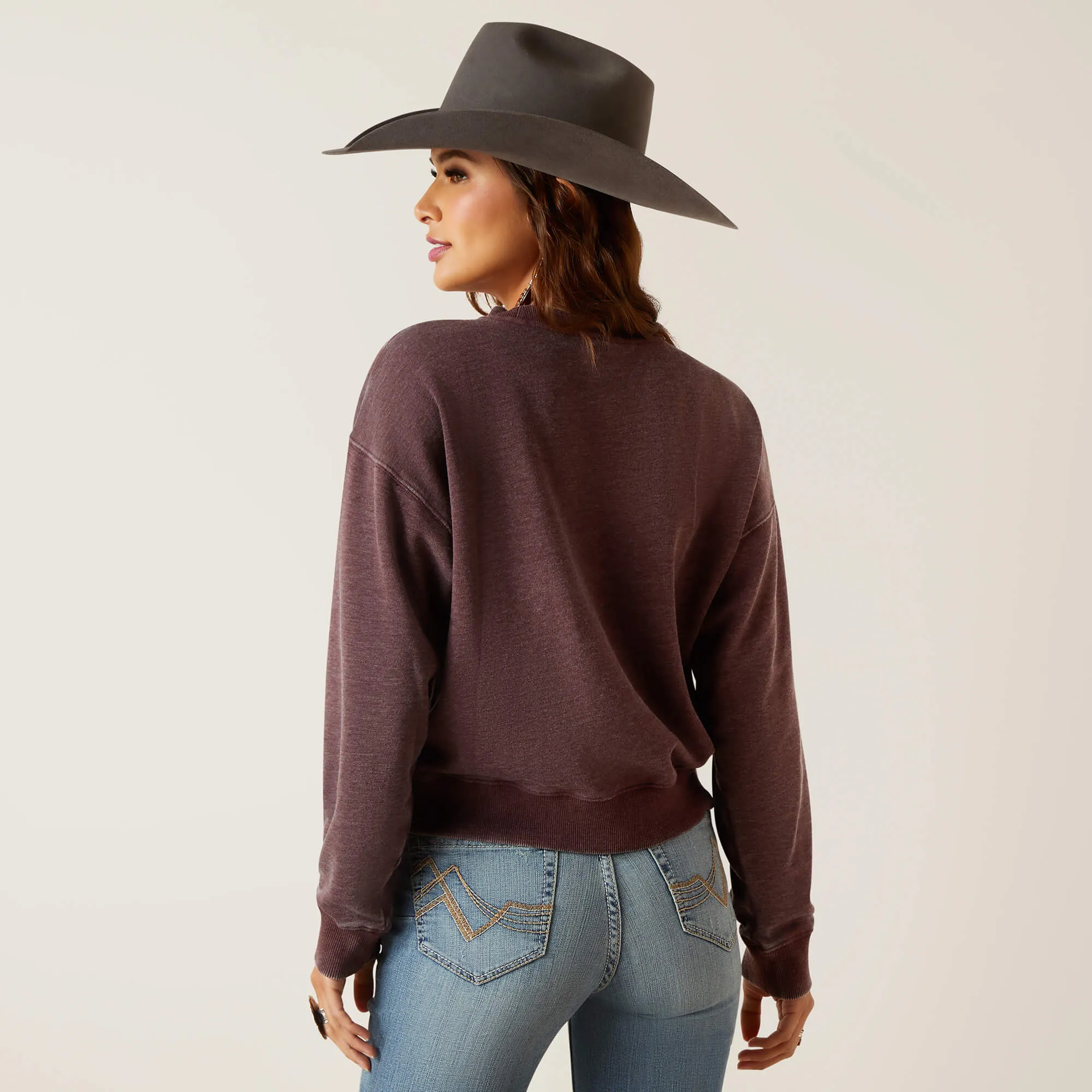 Ariat Women's Clove Brown Larson Sweatshirt