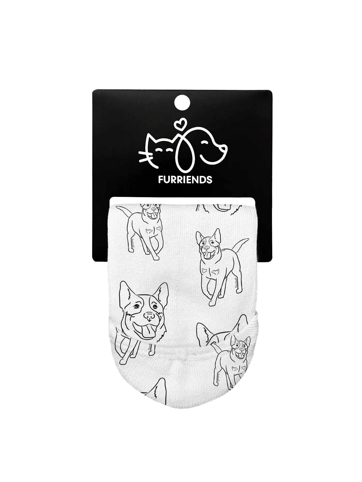 Australian Cattle Dog No Show Socks