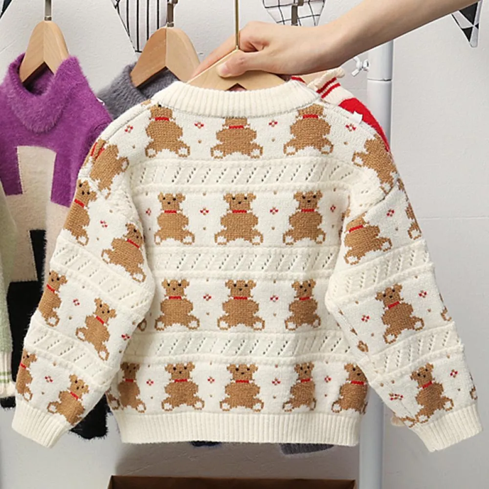 Autumn Children's Sweater Cardigan Coat Boys and Girls Wholesale Kids Clothes