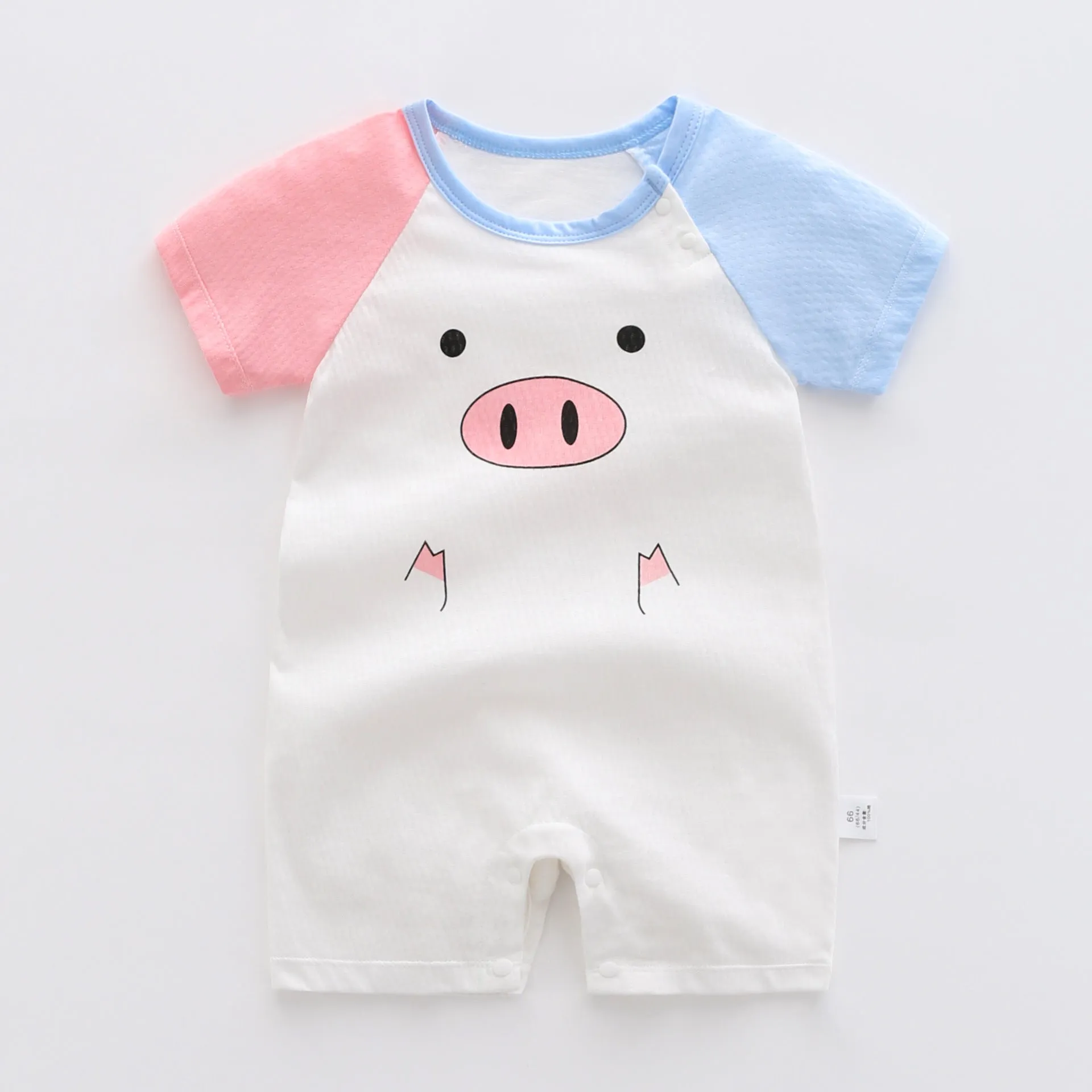 Baby One-piece Clothes Summer Thin Boy Baby Romper Pure Cotton