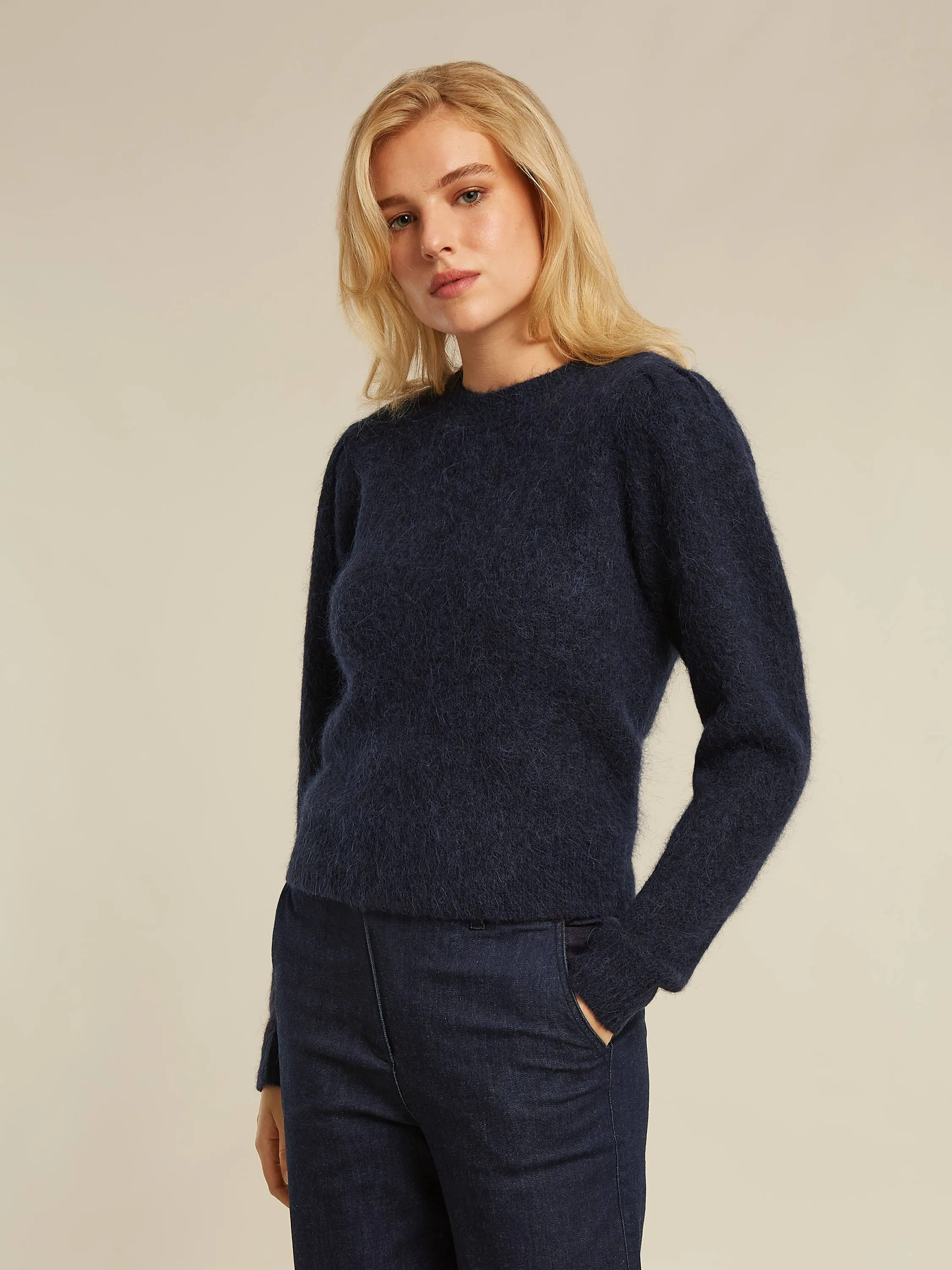 Baily pullover - Dark blue denim