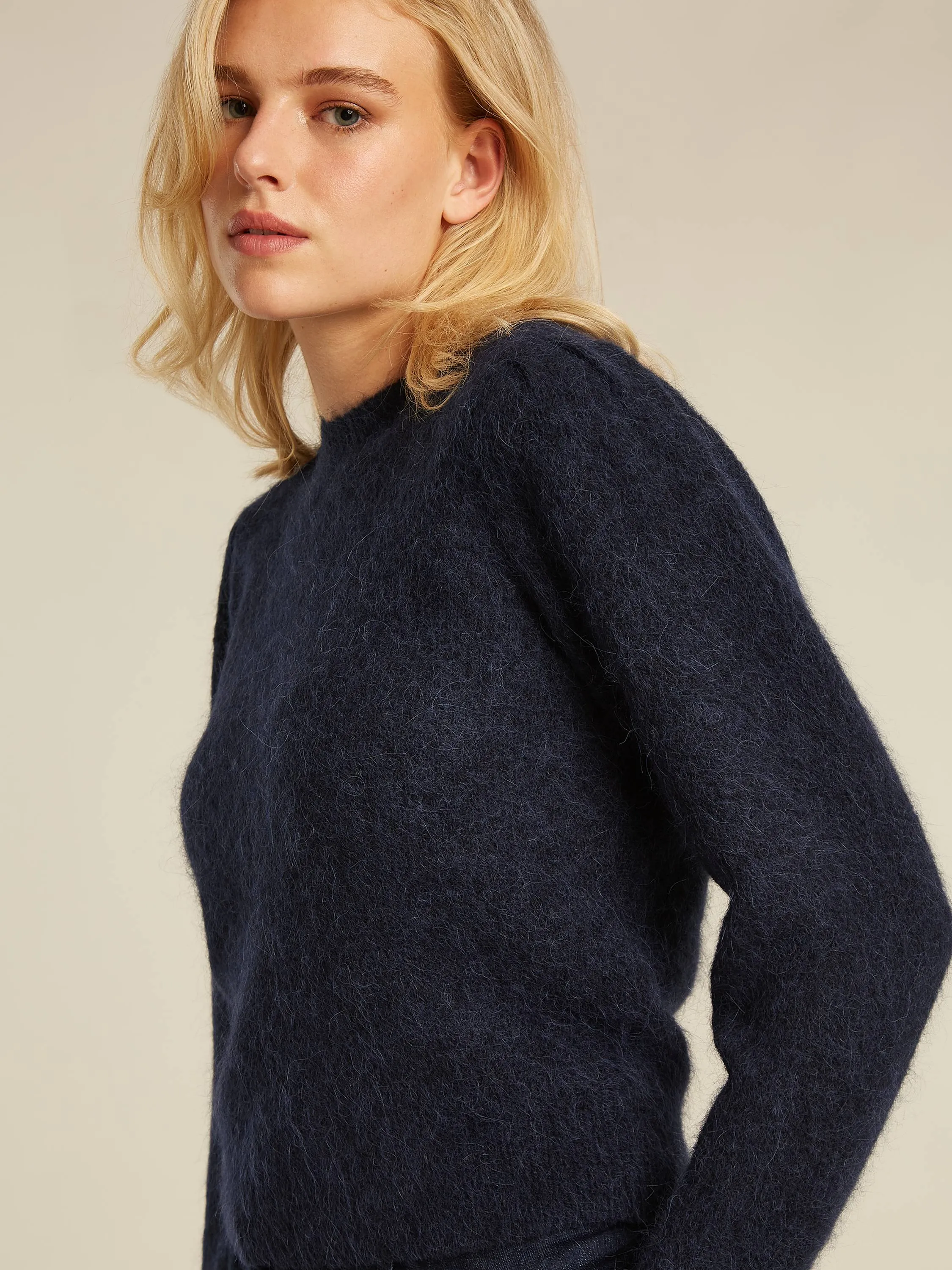 Baily pullover - Dark blue denim