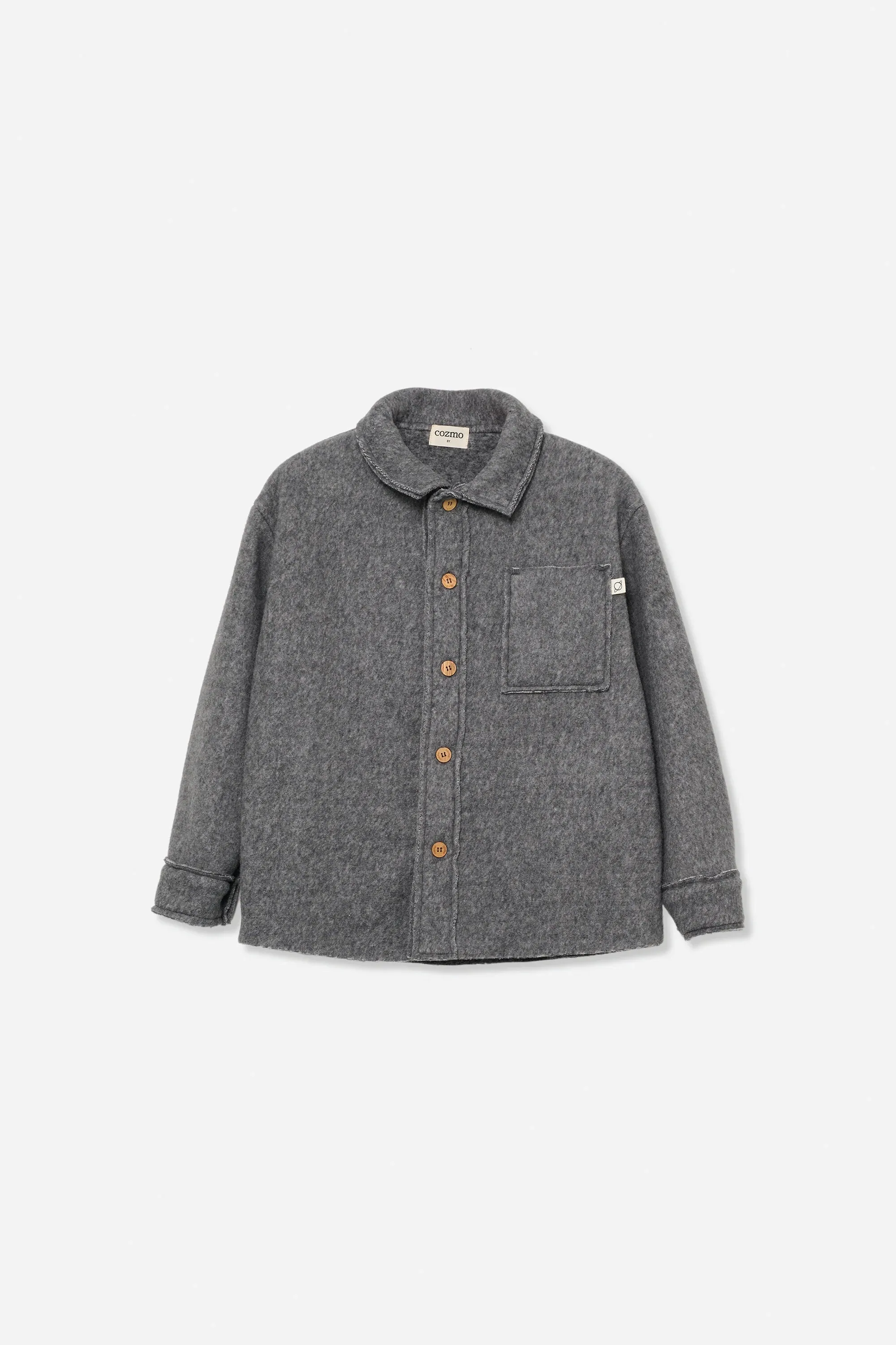 Bamboo Overshirt Jacket | Grey