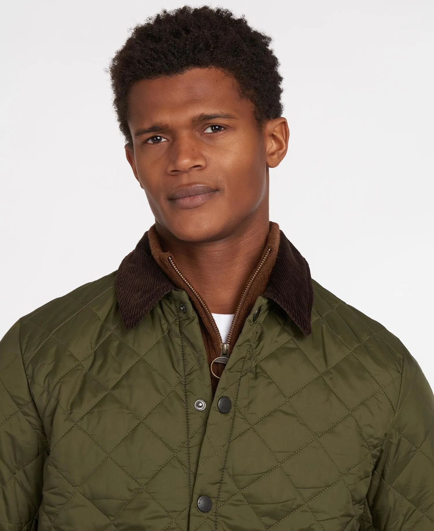 Barbour Olive Heritage Liddesdale Quilted Jacket