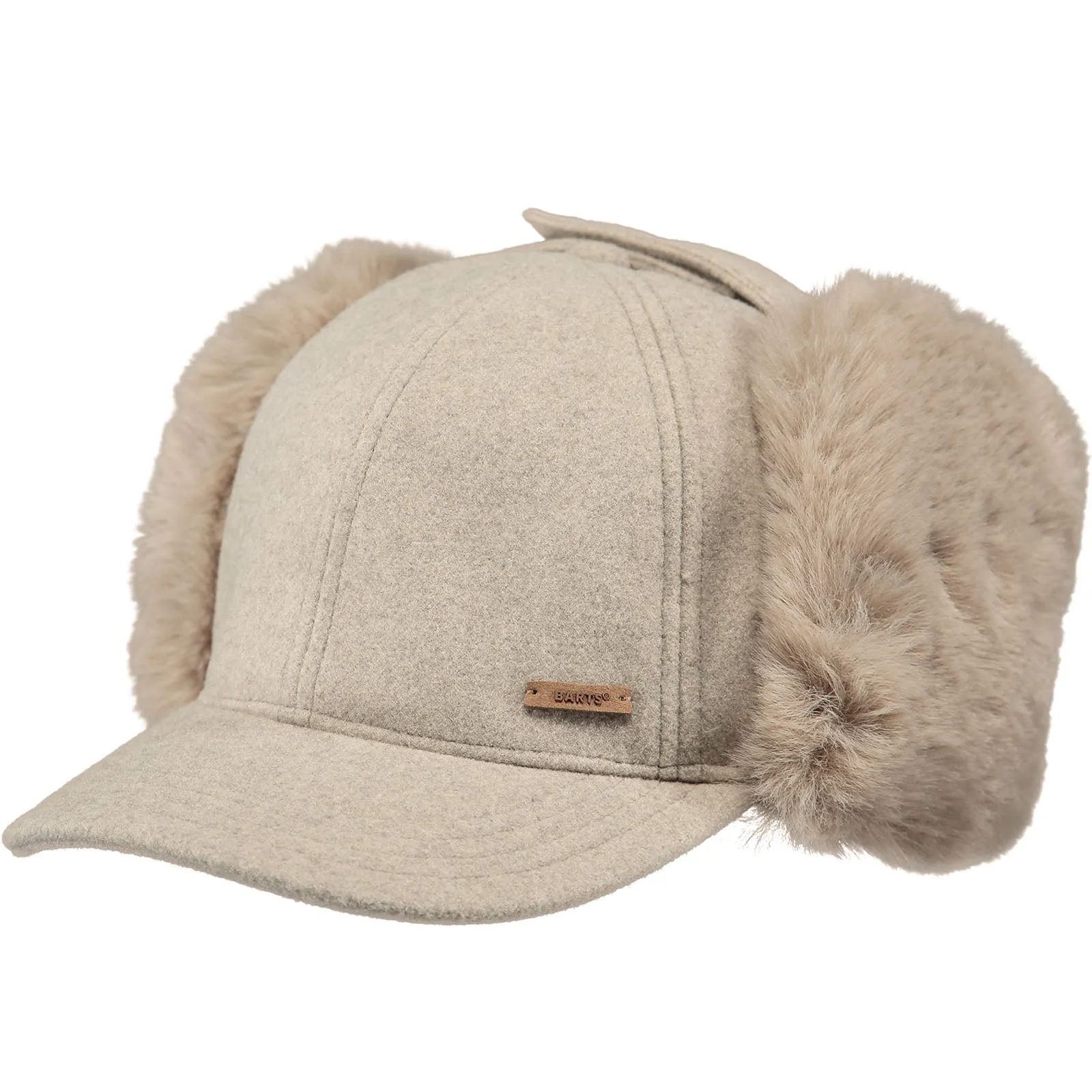 Barts Womens Corabells Faux Fur Baseball - Taupe