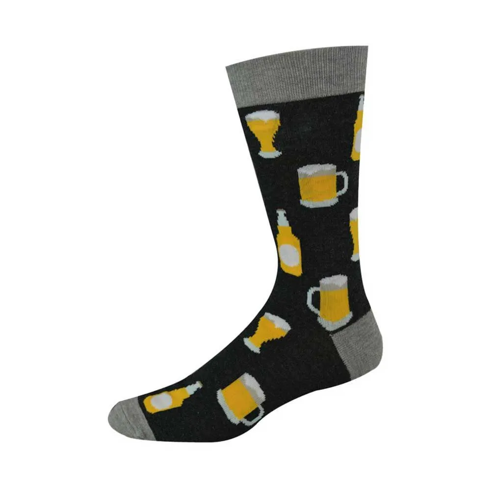 Beer Anyone? Mens Bamboo Crew Socks