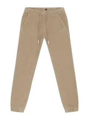 Beige Corduroy Jogger Pants (2-7)