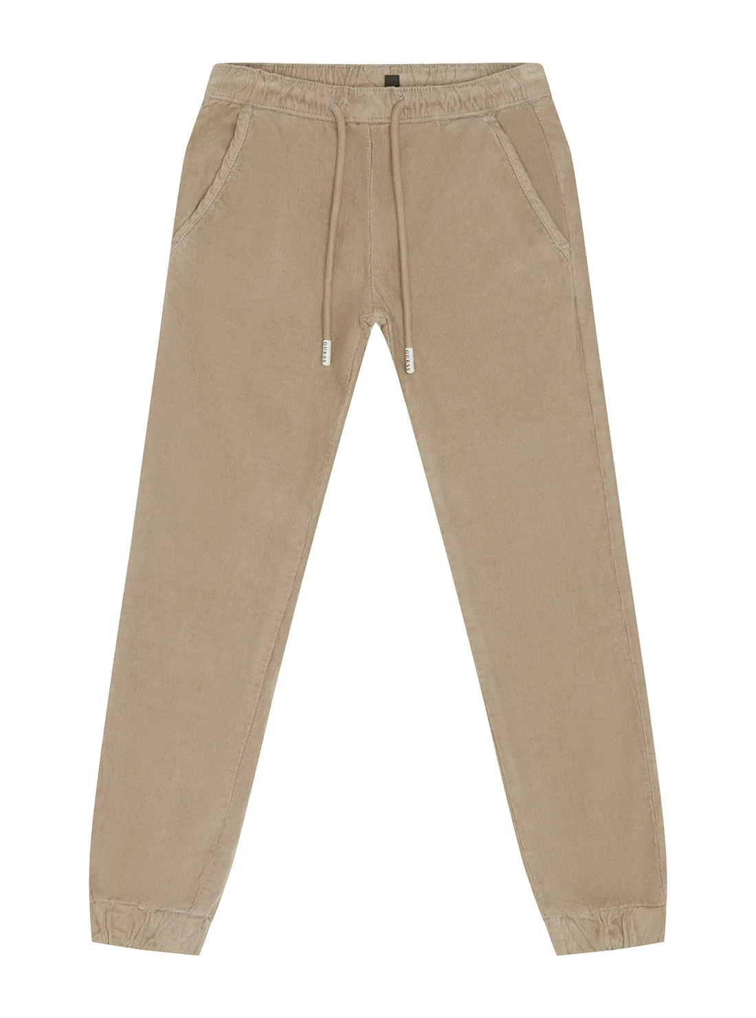 Beige Corduroy Jogger Pants (2-7)