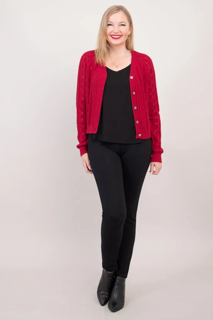 Bena Cardigan, Red