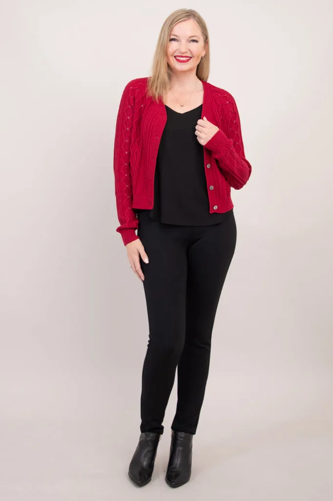 Bena Cardigan, Red