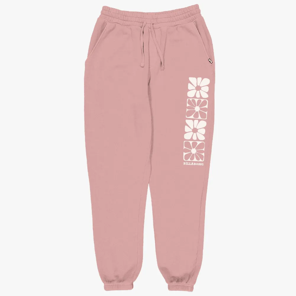 Billabong Girls Making Waves Trackpants Light Sorbet