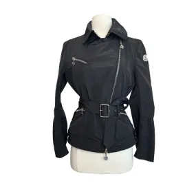 Black Biker Jacket - S/M