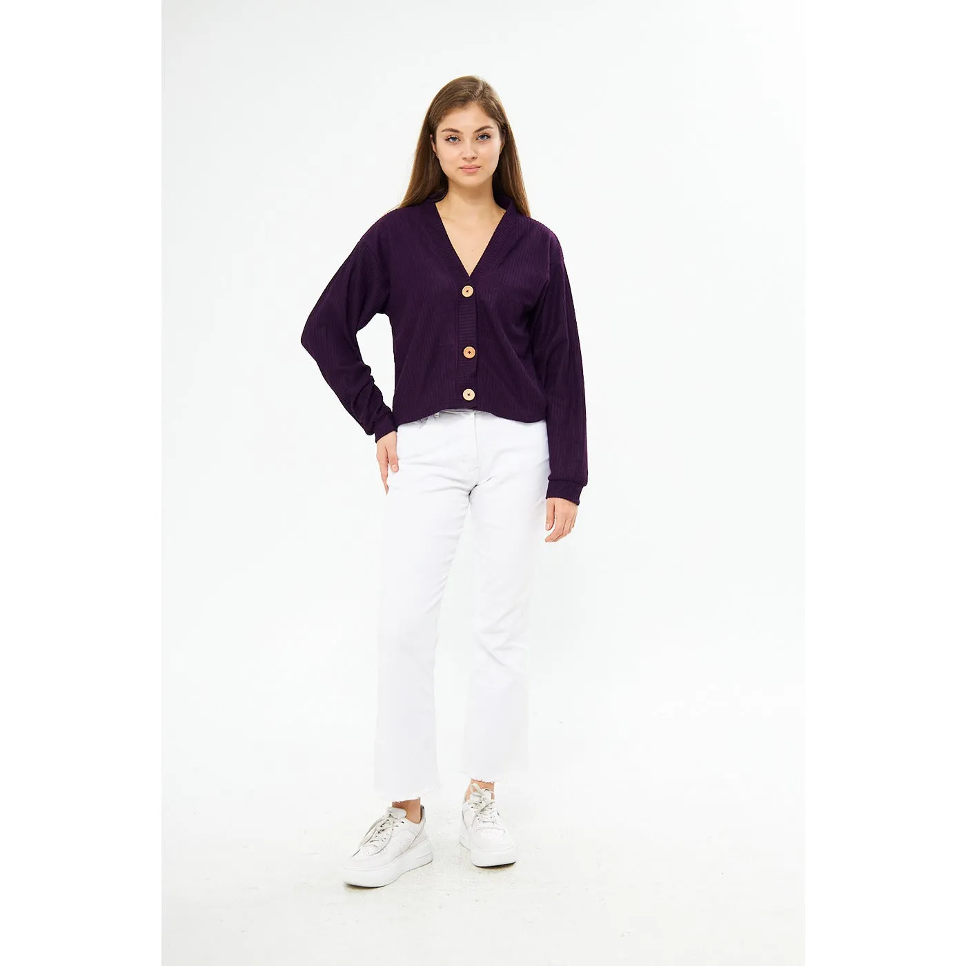 Blackcurrant Jacket Cardigan