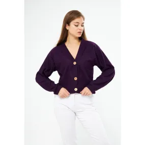 Blackcurrant Jacket Cardigan