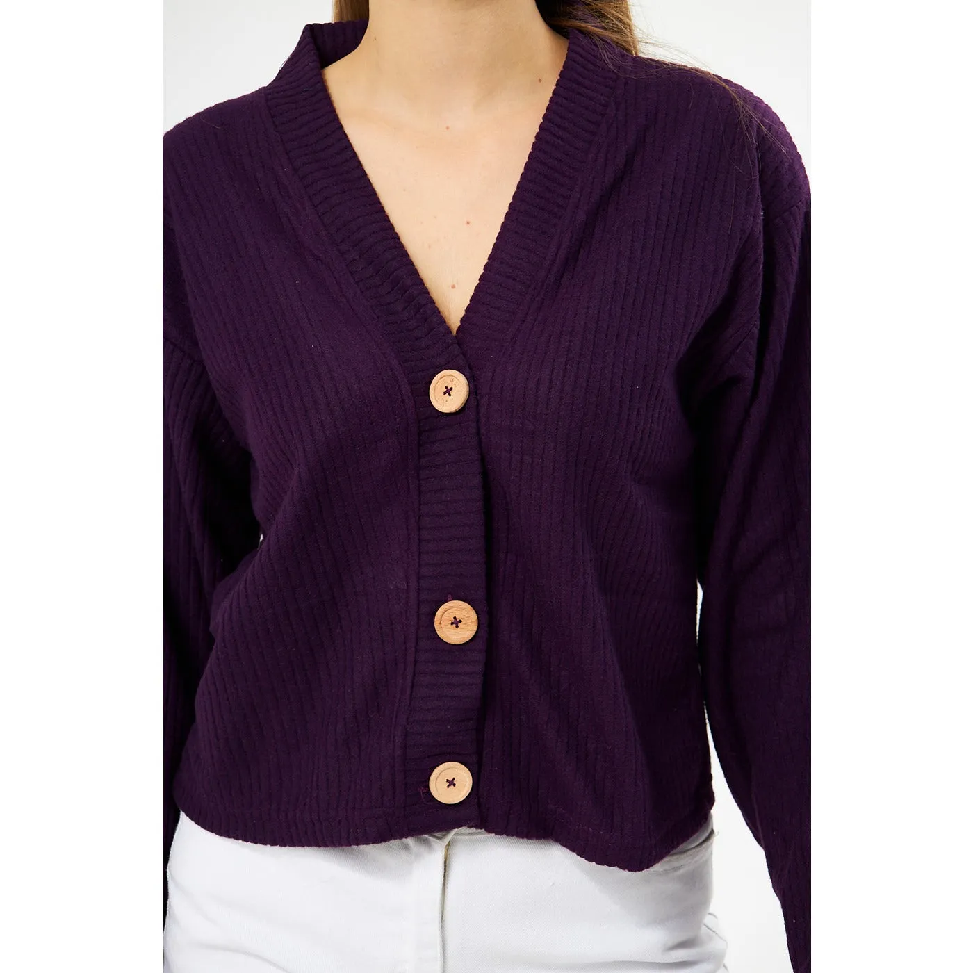 Blackcurrant Jacket Cardigan