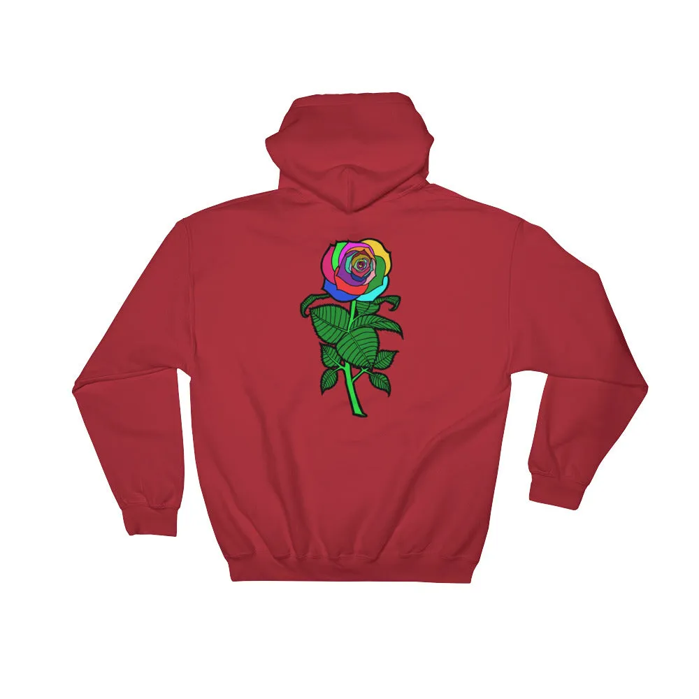 Bold Rose | unisex pullover hoodie