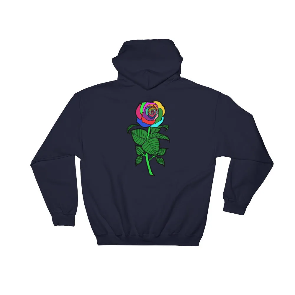 Bold Rose | unisex pullover hoodie