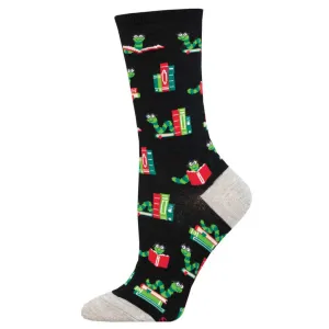 Bookworm Women's Crew Socks