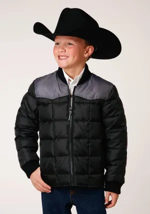 BOYS  QUILTED POLY FILLED WESTERN JACKET