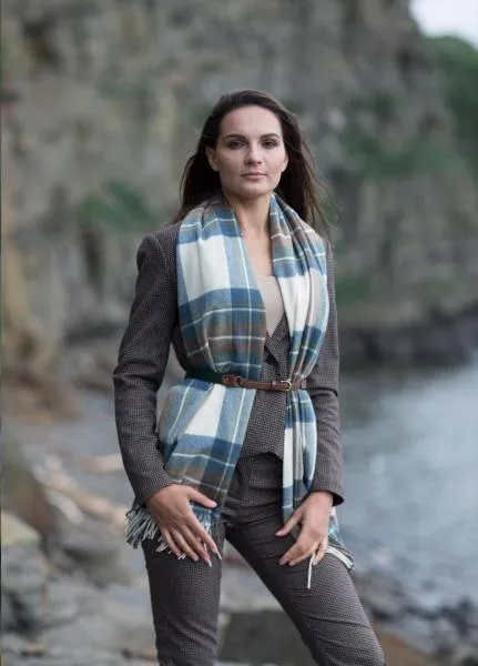 Bronte Moon | Tartan Blanket Scarf | Shawl | Stole | Wrap