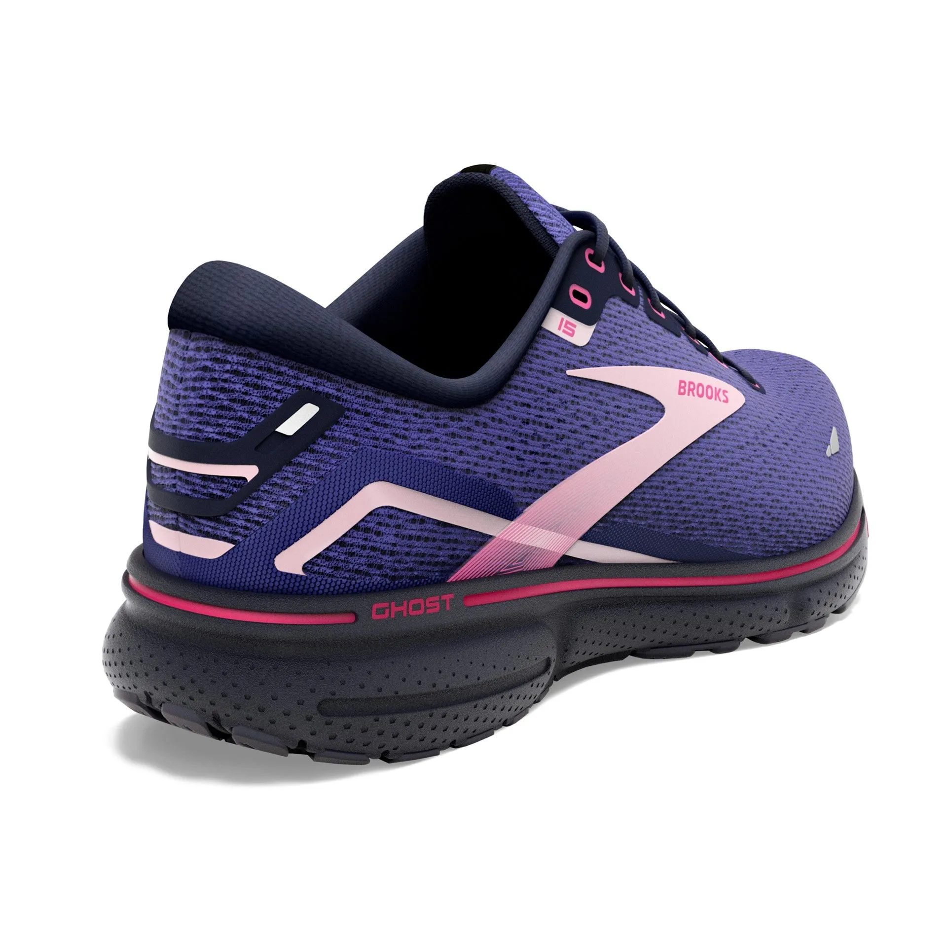 Brooks | Ghost 15 | Women's | Blue/Peacoat/Pink