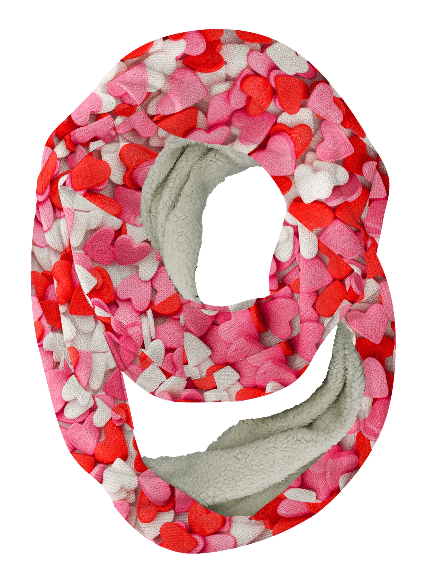 Candy Hearts Infinity Scarf