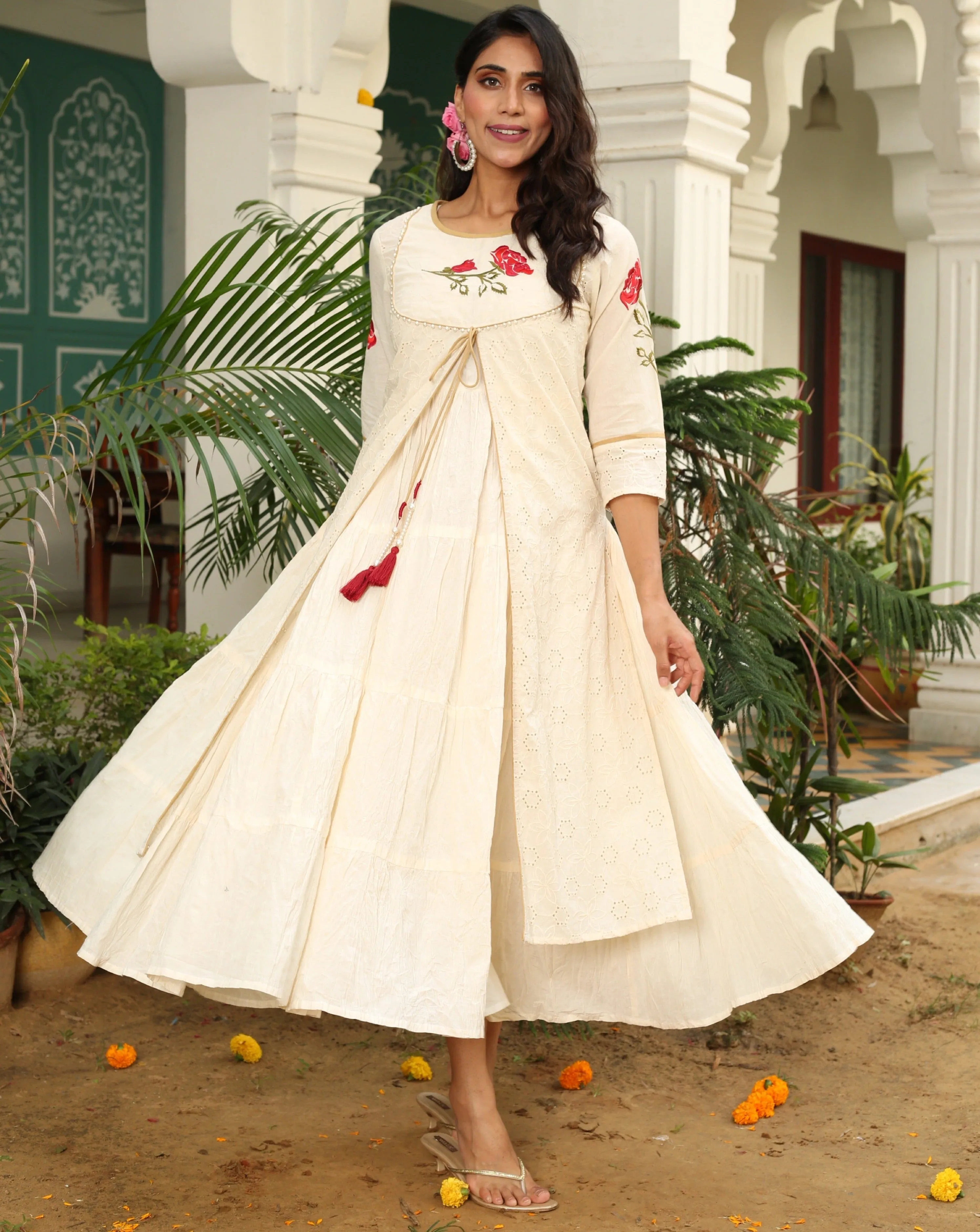 Chandani Soiree White Dress