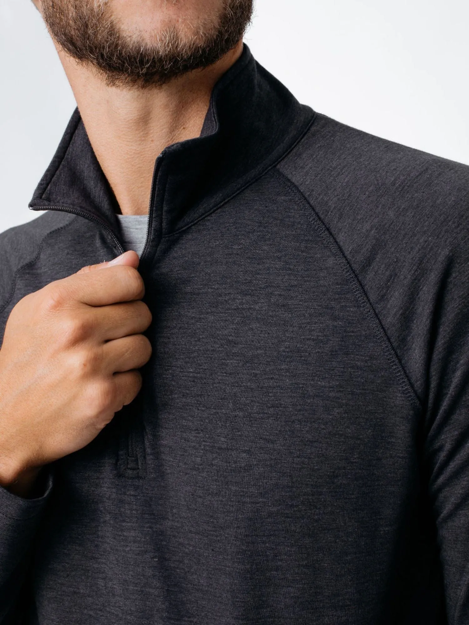 Charcoal Performance Quarter Zip