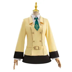 Code Geass C.C. Yellow Uniform Party Carnival Halloween Cosplay Costume