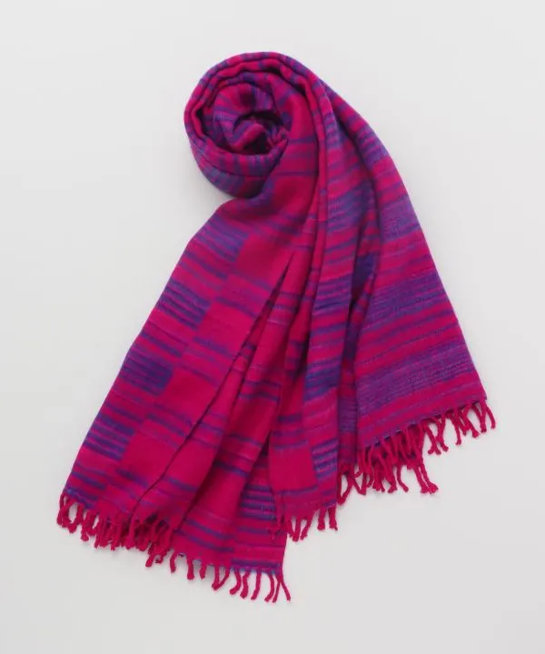 Colorful Striped Large Stole