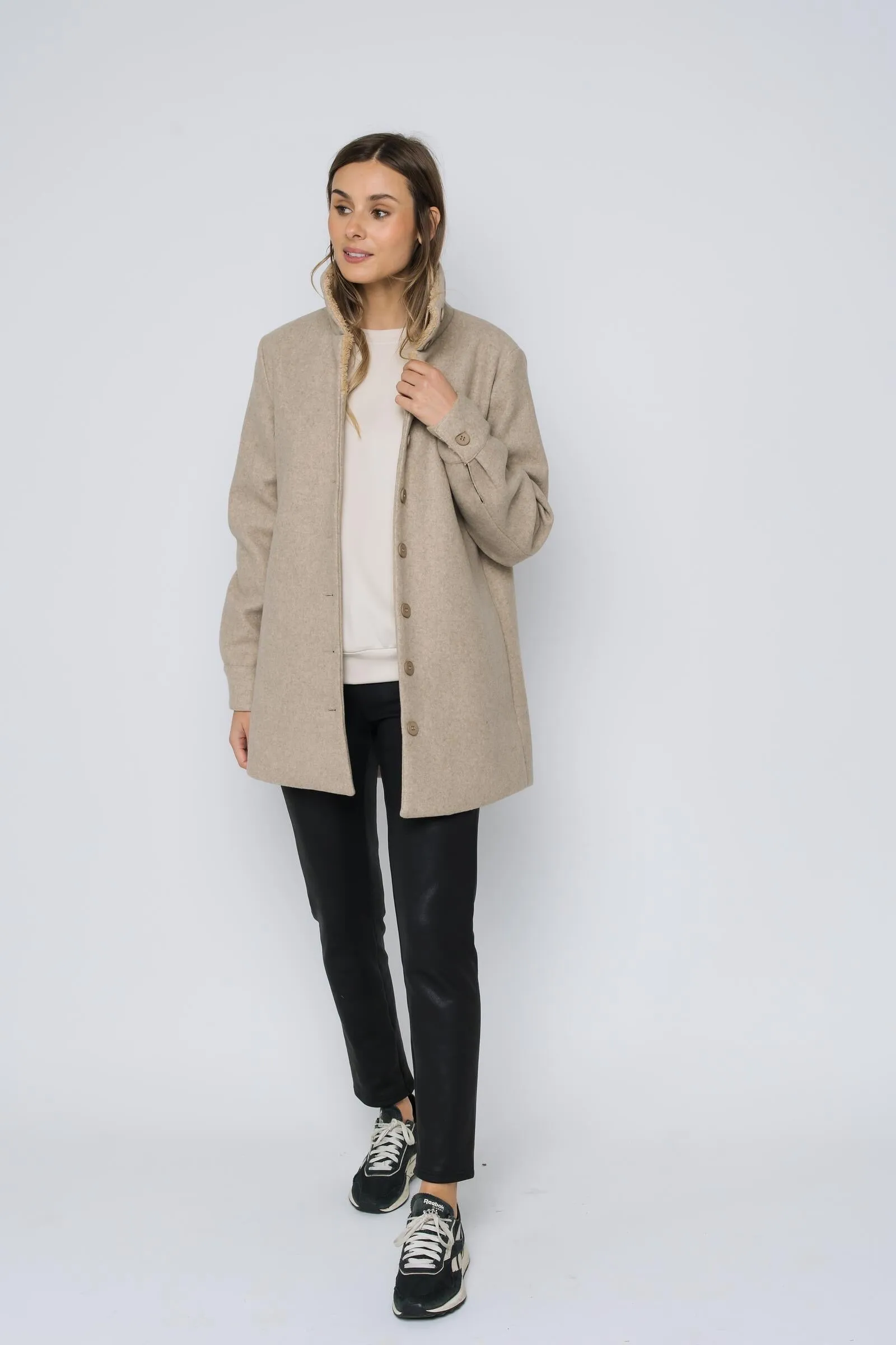 Cora High Neck Jacket