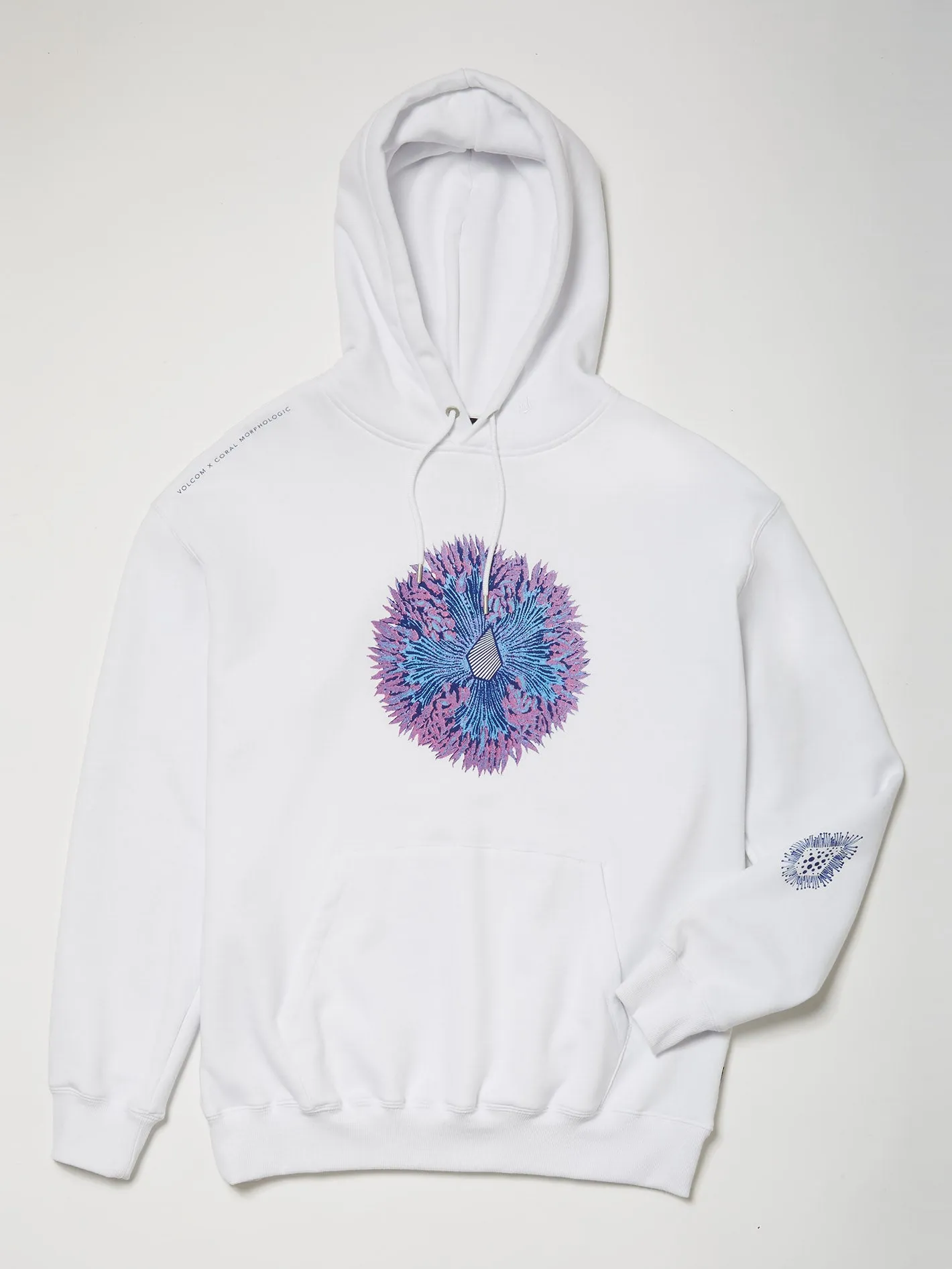 Coral Morph Hoodie - White