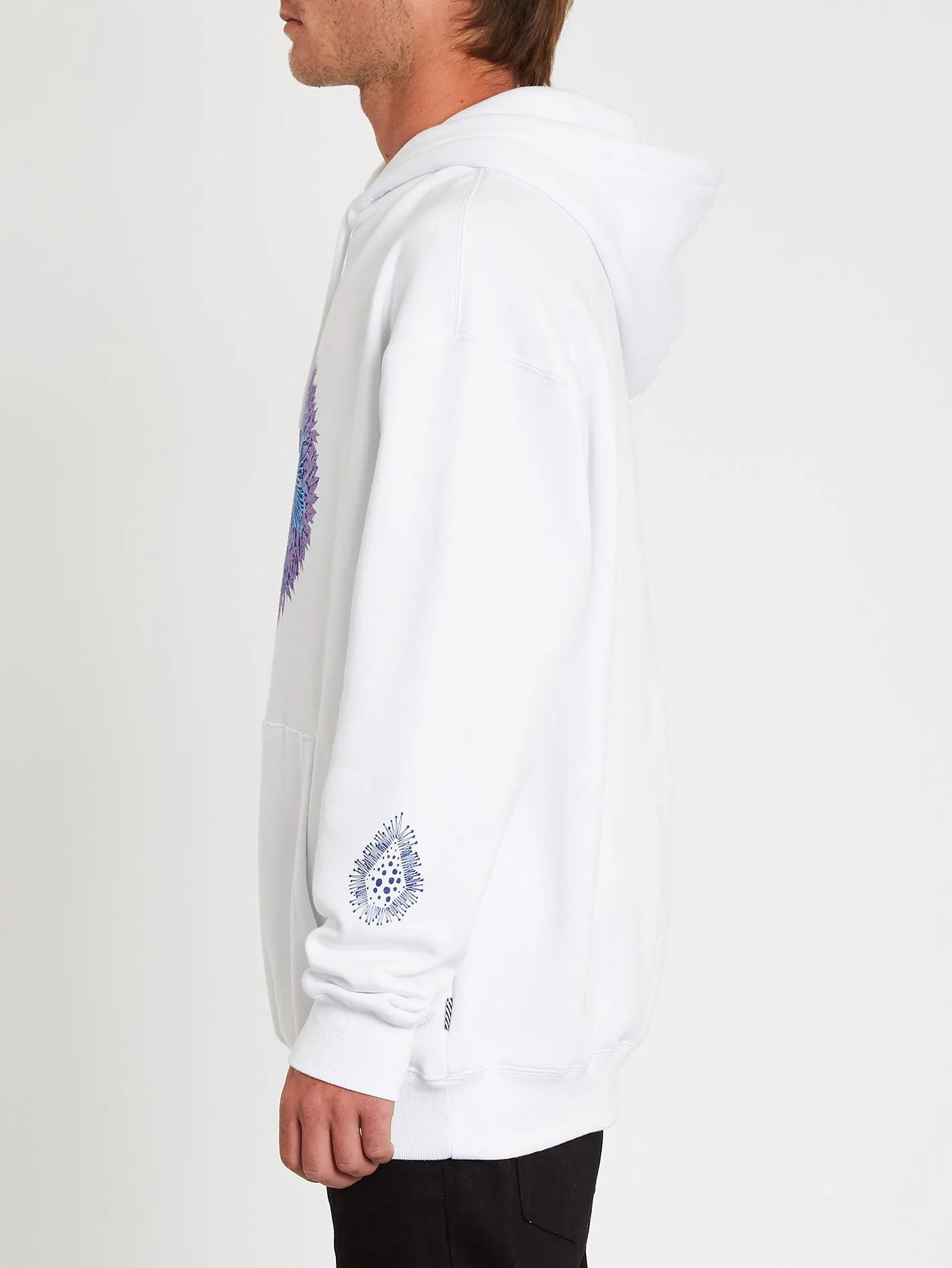 Coral Morph Hoodie - White