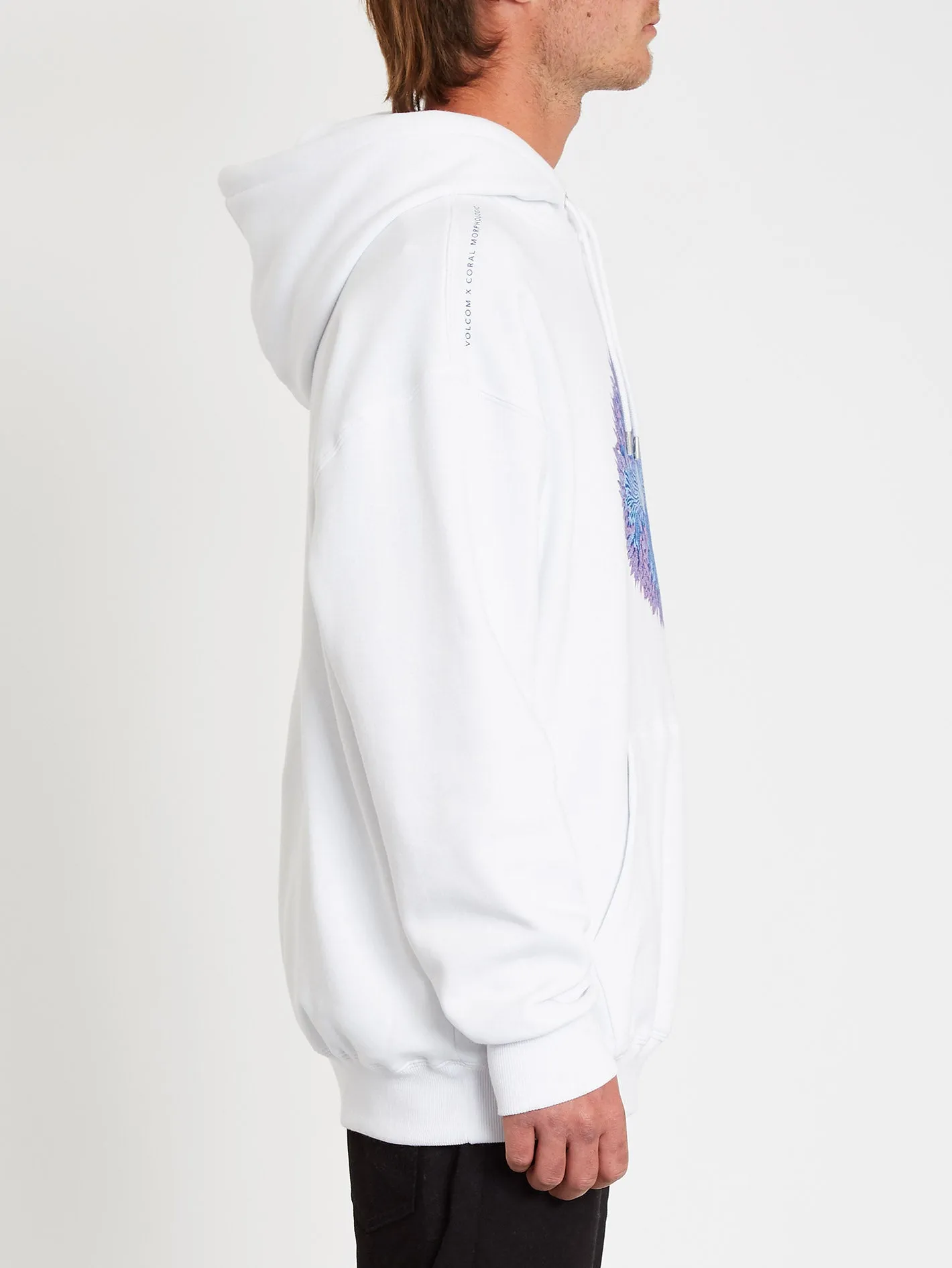 Coral Morph Hoodie - White