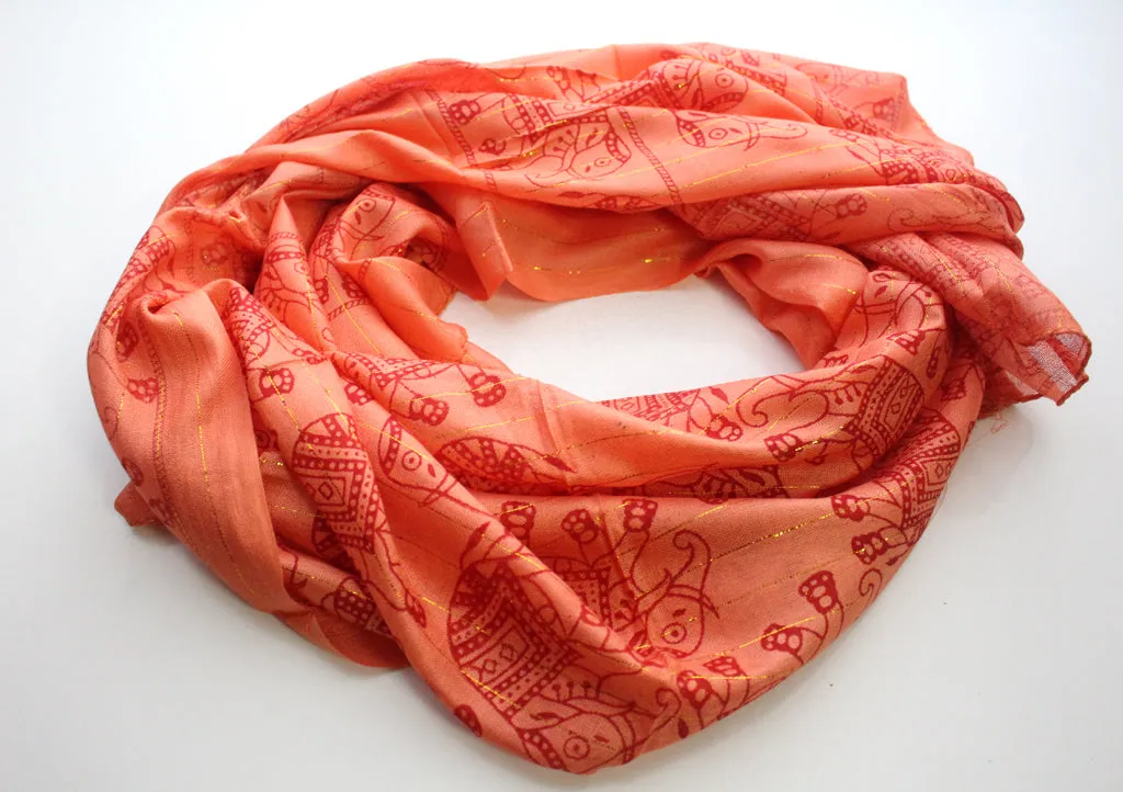 Cotton Indian Safari Summer Scarf