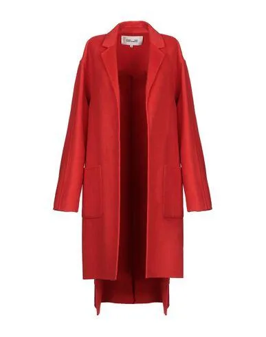 Diane Von Furstenberg Women Coat Coral XS INT