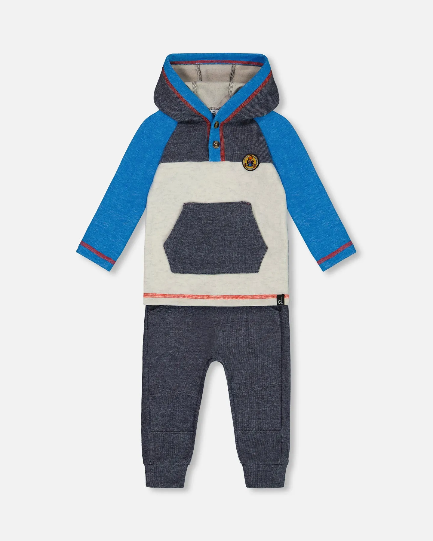 DPD Super Soft Color Block Sweatsuit Set Boy