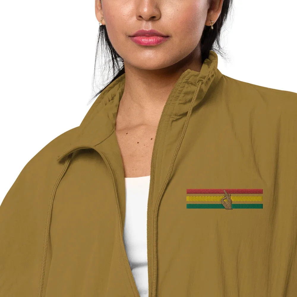 dti rasta strip Recycled tracksuit jacket