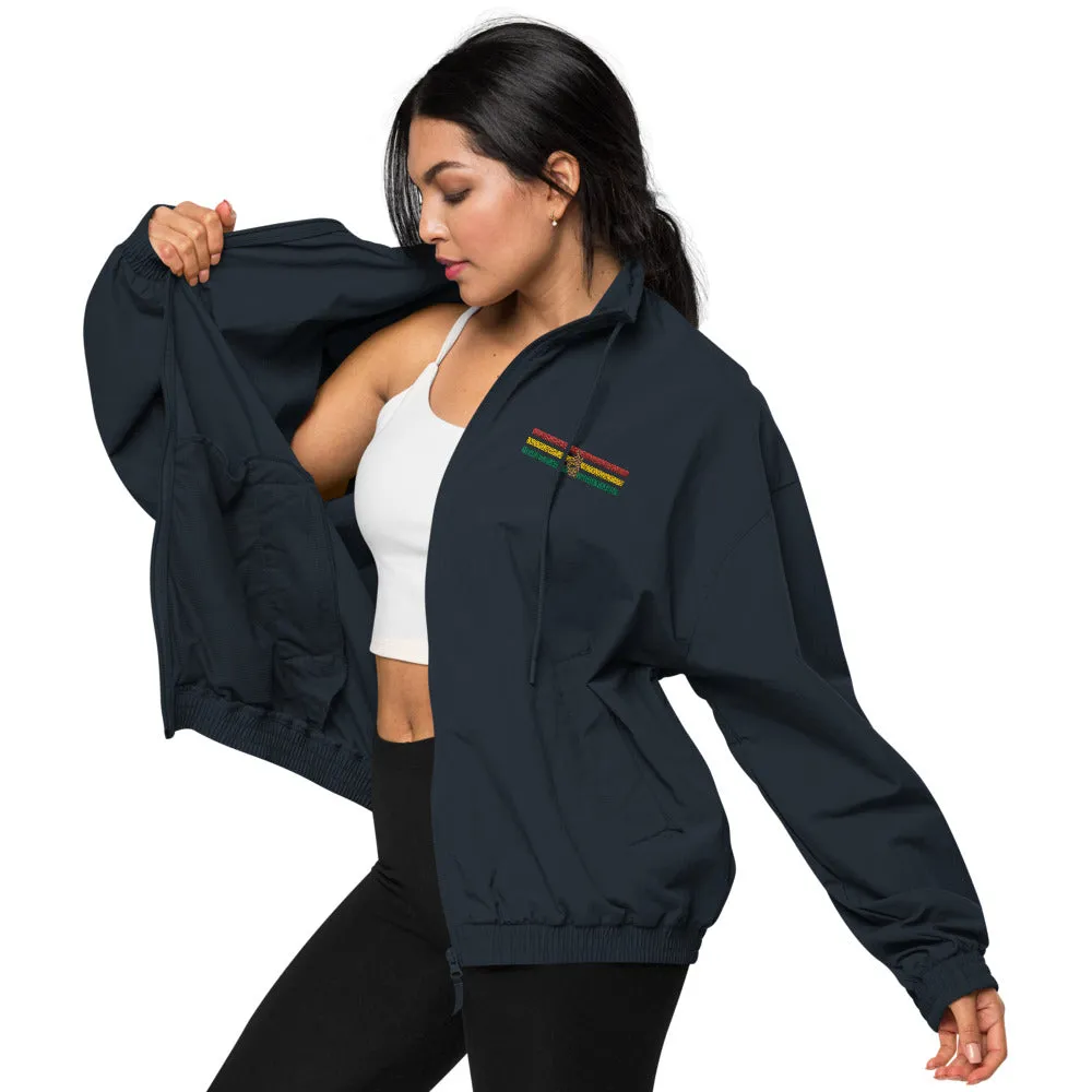 dti rasta strip Recycled tracksuit jacket