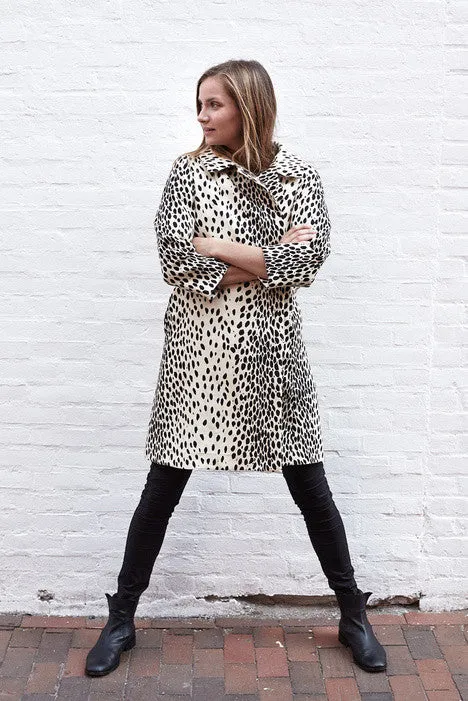 Emerson Fry Leopard Linen Coat