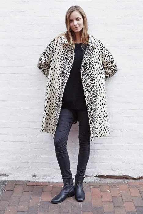 Emerson Fry Leopard Linen Coat