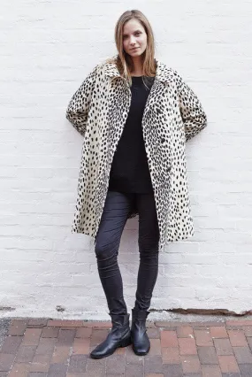 Emerson Fry Leopard Linen Coat