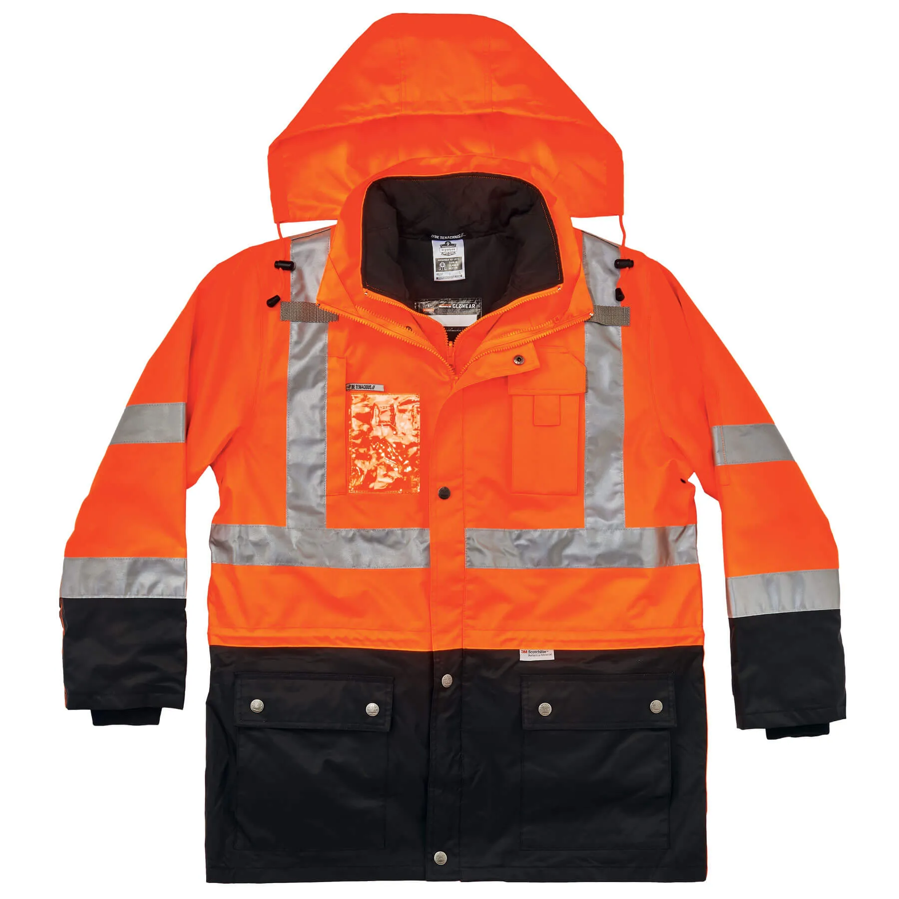 Ergodyne 25556 GloWear 8388 Type R Class 3/2 Thermal Jacket Kit, 2XL, HV Orange